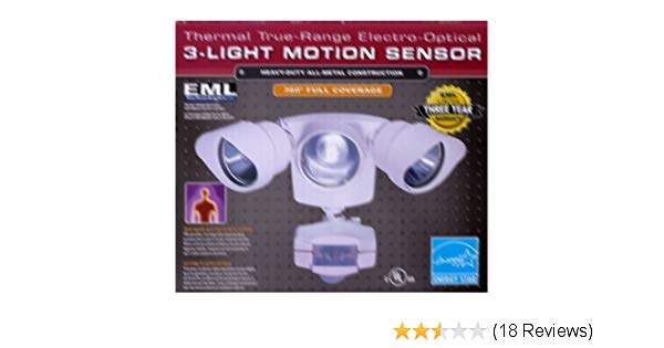 Eml motion sensor light manual